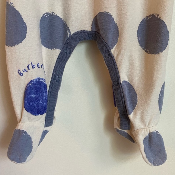 BURBERRY LONDON Boys' Polka Dot Onesie 3M - Picture 3 of 5